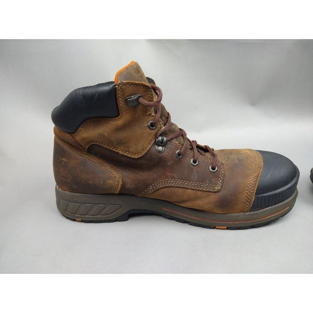 Timberland Pro Mens Helix HD 6” Comp Toe Waterproof Boot Brown Size 14W - Picture 9 of 15